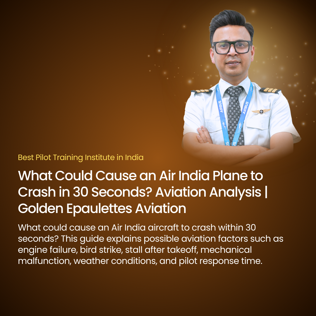 What Could Cause an Air India Plane to Crash in 30 Seconds? Aviation Analysis | Golden Epaulettes Aviation